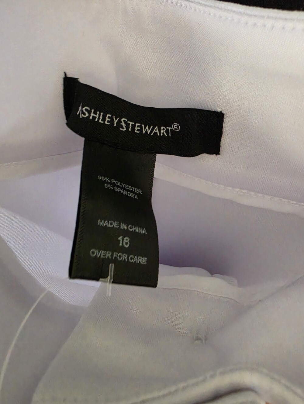 Ashley Stewart White Pleated Cape Blazer - Picture 8 of 9